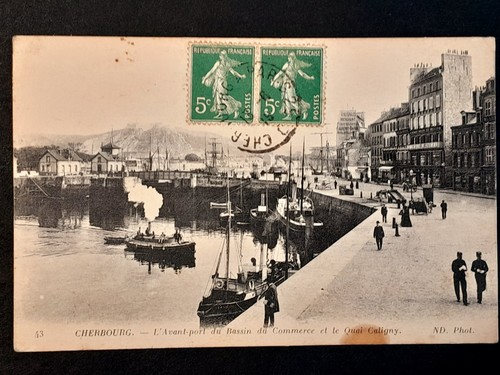 Ancienne cpa cherbourg le - ancienne,