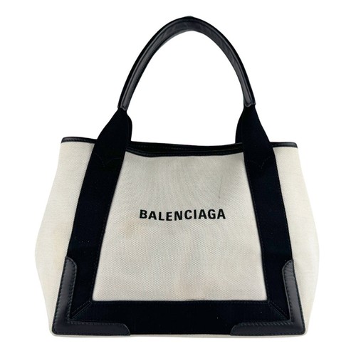 Auth balenciaga navy cabas - auth,