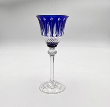 verre à vin en cristal signé