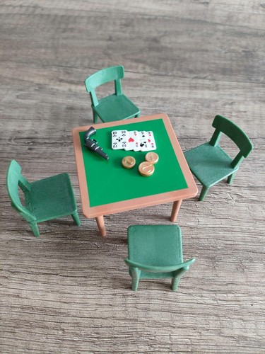 Playmobil table poker - table, western