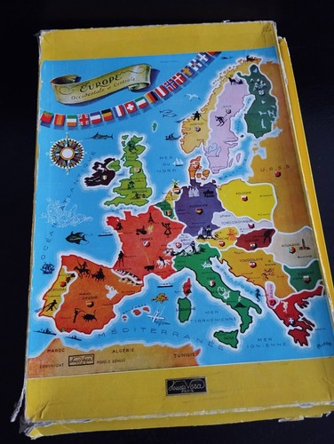 Puzzle bois europe - puzzle,