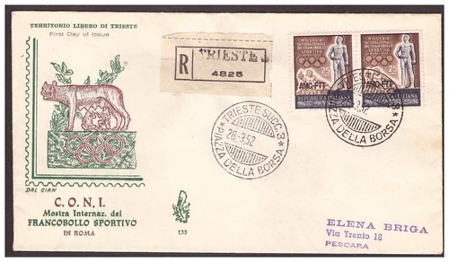 Trieste fdc venetia - -,