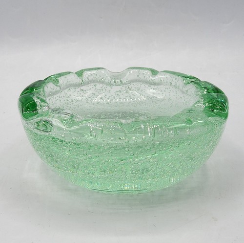 Cendrier cristal soufflé - en,