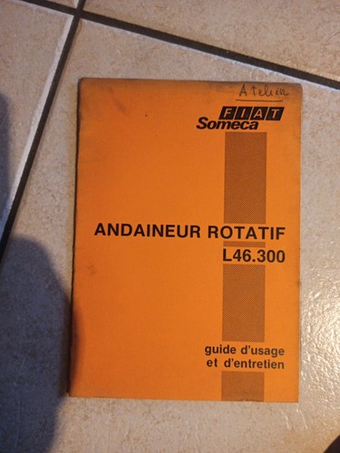 Livret fiat someca - livret, andaineur