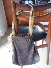 Sac COCCINELLE en cuir marron