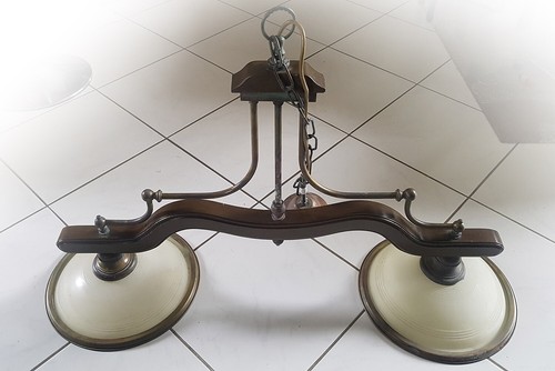 Grand lustre ancien - grand, (1,10m)
