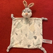 🇫🇷 Doudou Lapin Panpan gris feuilles vert bleu jaune Disney Primark ÉTAT NEUF
