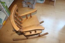 Rocking chair enfant en pin vintage