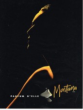 PUBLICITE ADVERTISING 024   1992   MONTANA  parfum  d' ELLE