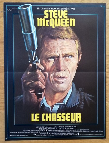 Chasseur steve mcqueen affiche - chasseur,
