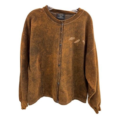 Stone aged rockwear pearl snap - stone,