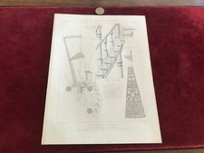 gravure ancienne architecte