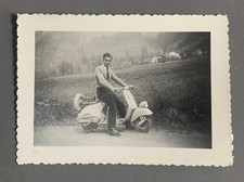 PHOTO ancienne PIAGGIO VESPA