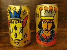 Canette bière collector GOLD