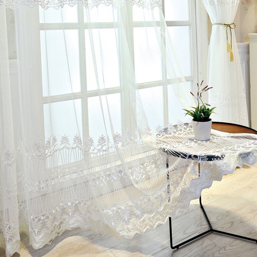 Tissu dentelle blanc - tissu,