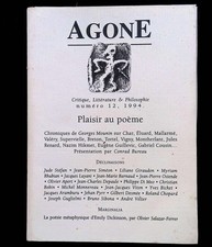 #136264  Collectif, Agone numéro 12. Plaisir au poème