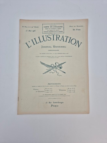 Illustration mai 1916 - l'illustration,
