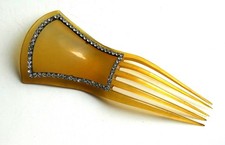 Ancien grand peigne cheveux