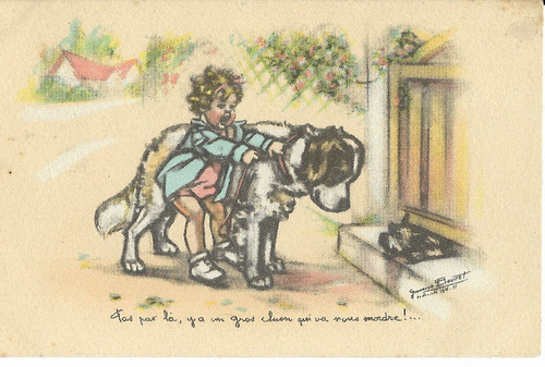 Cpa germaine bourret pas - cpa, par