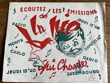Buvard publicitaire La pie qui