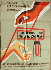 Affiche publicitaire ancienne