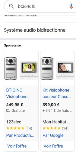Visiophone bticino - visiophone,