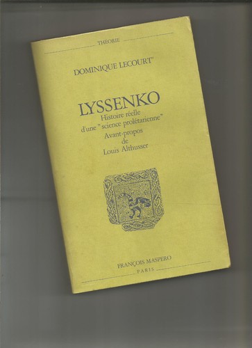 Lyssenko histoire une science - lyssenko,