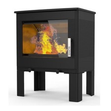 supra poêle à bois étanche 7.3kw noir FR9016110B gaby