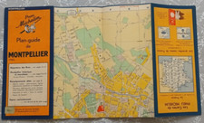 Pneu MICHELIN - Plan Guide de MONTPELLIER- 1946 Répertoire des rues -  Etat NEUF