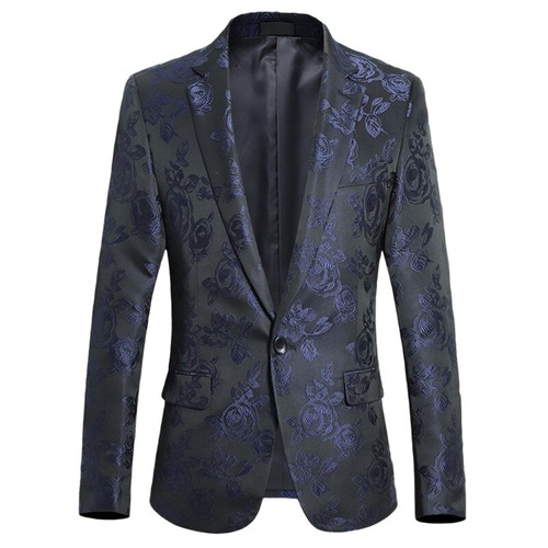 Hommes floral jacquard costume - hommes,