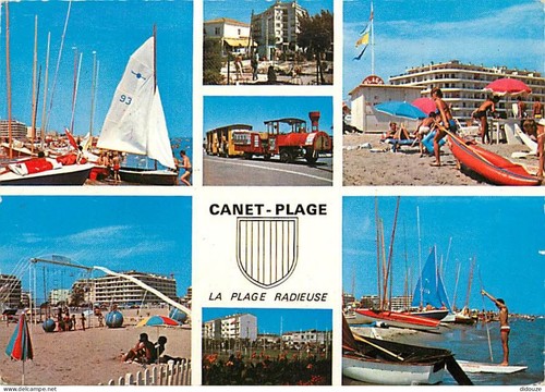 Carte postale canet - carte, 66