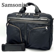 Sac d'affaires Samsonite, mallette 2 voies, nylon, noir, grande capacité
