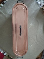 Plat Cuisson Poisson en Cuivre