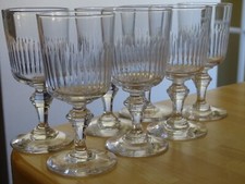 BACCARAT  7 ANCIENS VERRES A