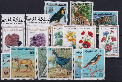 Timbres maroc lot theme - timbres,