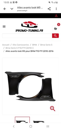 Ailes bmw f10 look - look, m5