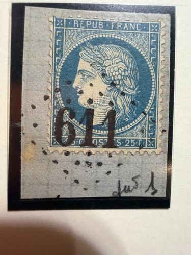 Timbre 20c bleu - 🦬timbre,