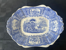 Plat oblongue aux Turqueries