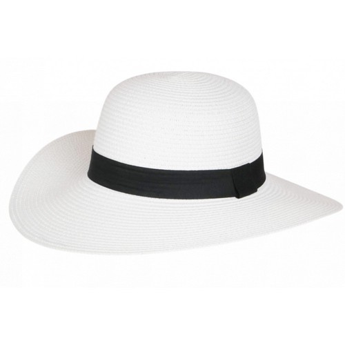 Chapeau paille femme blanc - chapeau,