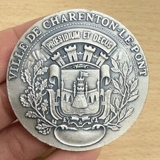 Médaille ville charenton - médaille, de
