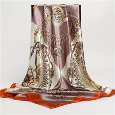 Foulard Carré Femme Satin de