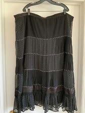 marina rinaldi polka dot skirt