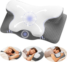 Coussin ergonomique mémoire forme oreiller cervical soutien tête cou sommeil