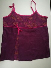 Haut de Nuisette sexy en satin