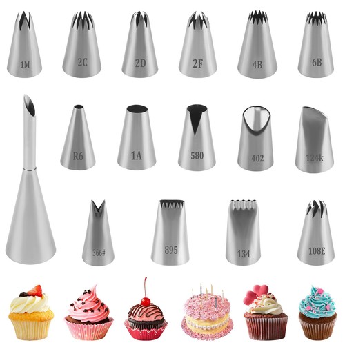 16pcs douilles pâtisserie - 16pcs,
