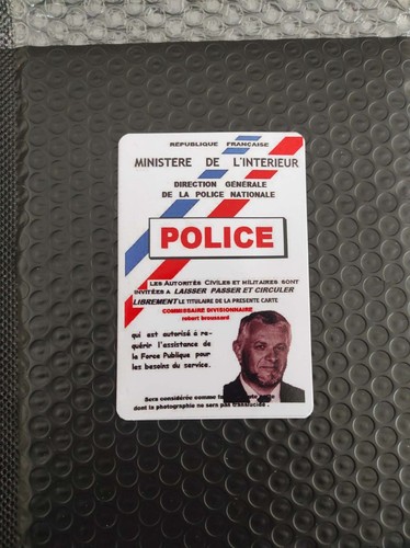Replique carte police du - carte,
