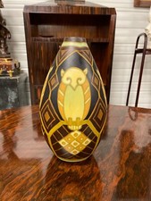 Charles Catteau - Vase aux chouettes