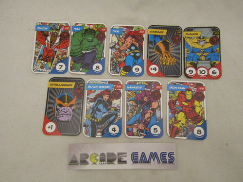Lot cartes marvel leclerc - 9,