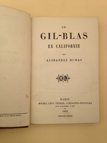 Alexandre dumas gil blas - alexandre,