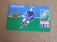 RUGBY - télécarte coupe du monde 1995 - TF1